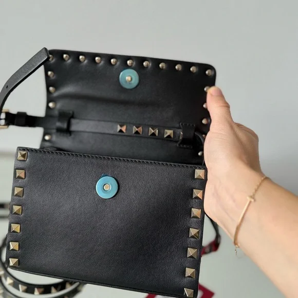 NWT VALENTINO GARAVANI Rockstud leather shoulder bag - Picture 13 of 13